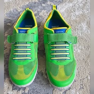 Geox Kids Green Sneakers Water Friendly Size 36